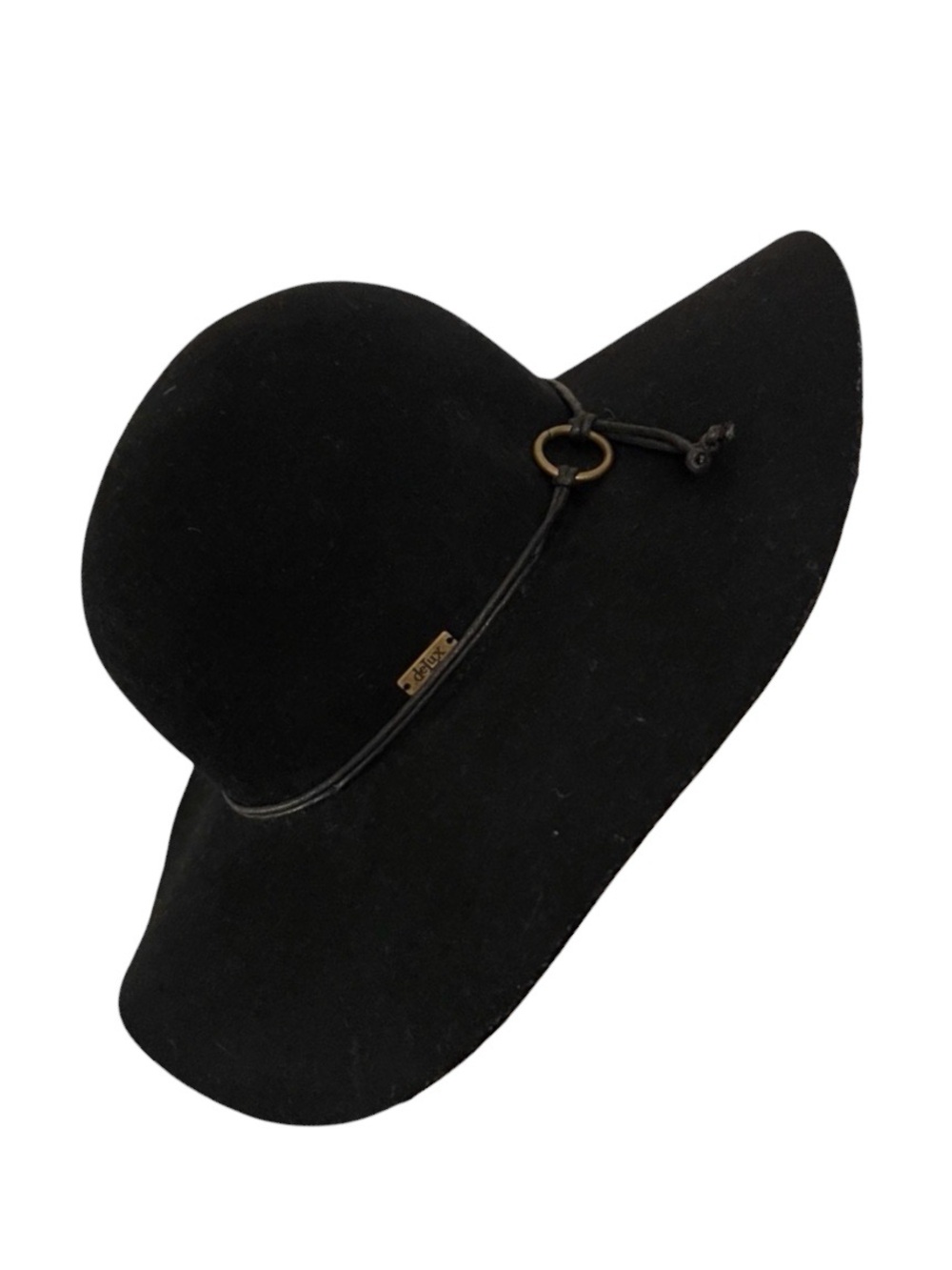 DeLux (Canada) Black Wool Felt Hat
